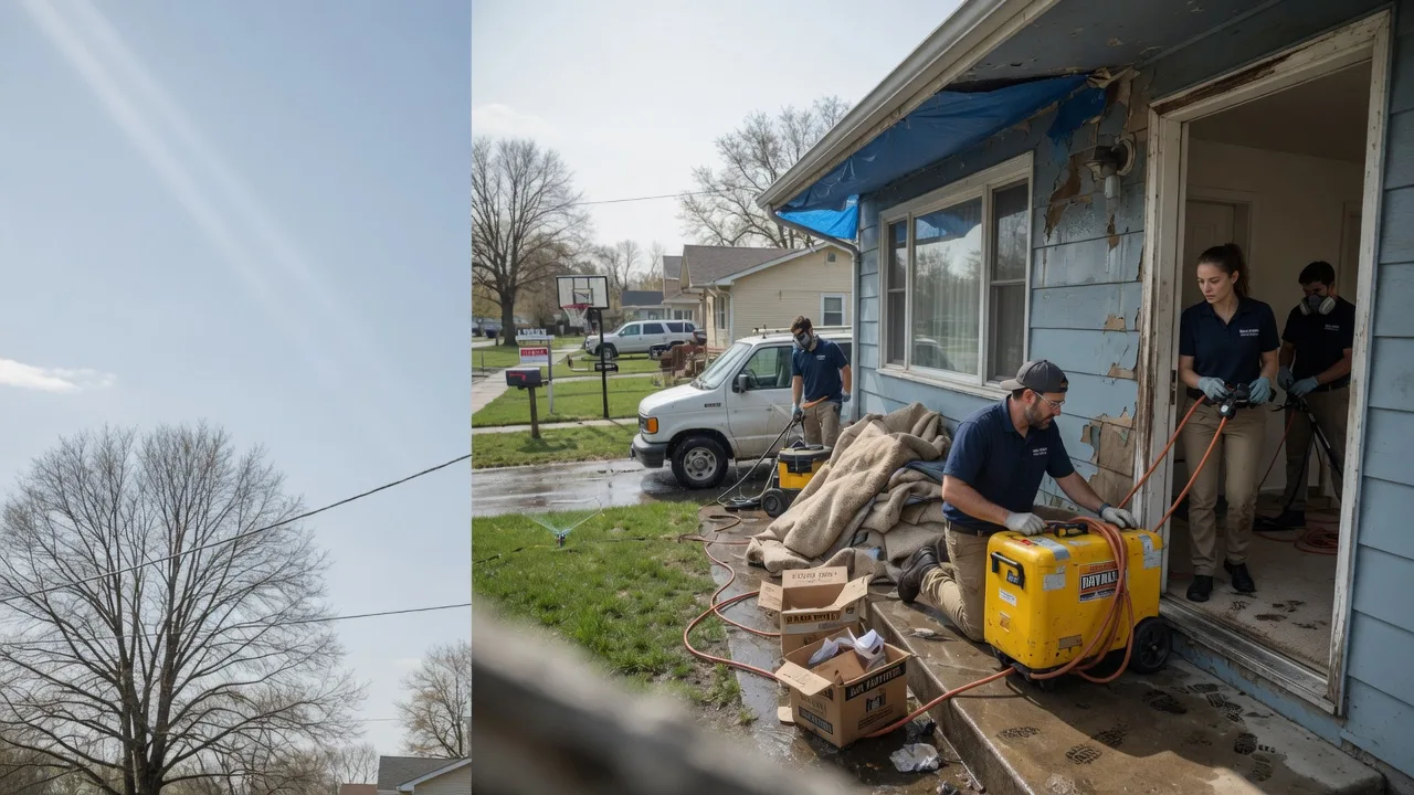 Basement Flood Cleanup in Creve Coeur, IL near me